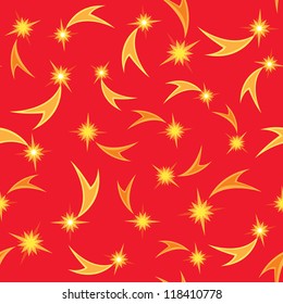 Abstract Christmas seamless background from firework