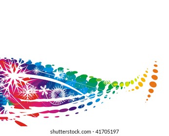 Abstract christmas snow with space of your text, vector illustration for xmas