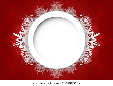 Abstract Christmas snowflake with night star light for vintatge background
