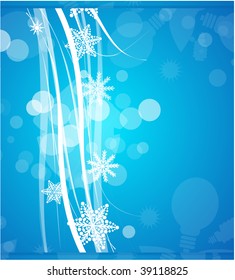 Resumen de copos de nieve de Navidad