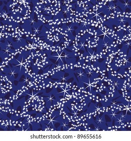 abstract christmas snowstorm seamless background