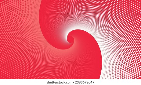 Abstract Christmas spiral round background for your creative project.