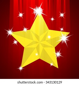 Abstract Christmas Star. Vector Illustration