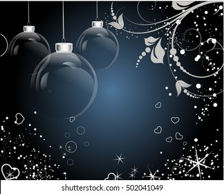 Abstract Christmas theme