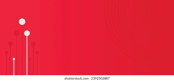 Abstract Christmas theme red background banner.