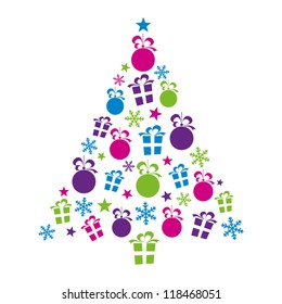 Abstract Christmas Tree