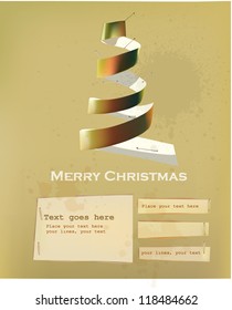 abstract Christmas tree