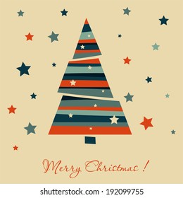 Abstract Christmas tree