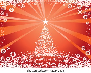 Árbol de navidad abstracto