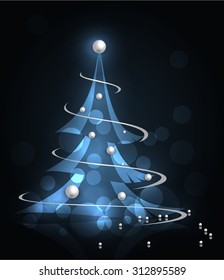 Abstract Christmas tree