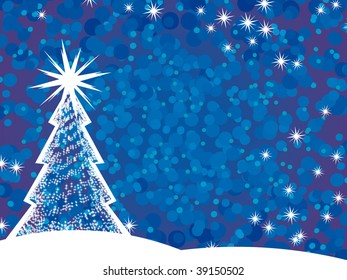  Abstract christmas tree