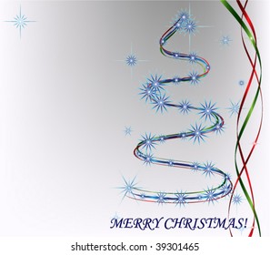 abstract christmas tree