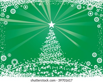  Abstract christmas tree