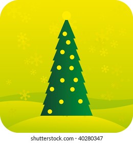  Abstrakter Weihnachtsbaum