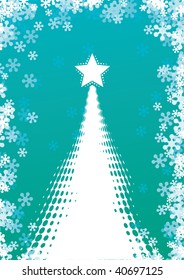  Abstract christmas tree