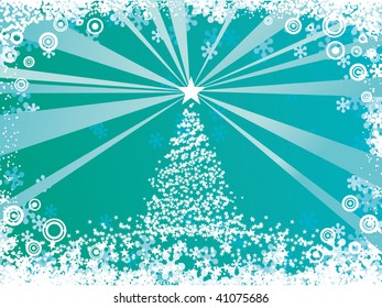 Abstrakter Weihnachtsbaum