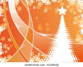   Abstract christmas tree