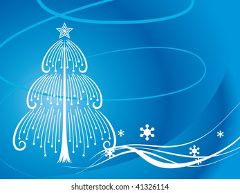 Árbol de navidad abstracto
