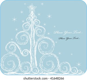 Abstract Christmas Tree