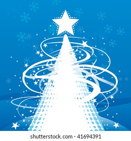 Árbol de navidad abstracto