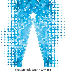 Abstract christmas tree