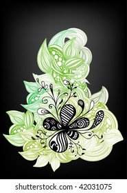 abstract christmas tree
