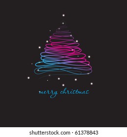 Árbol de navidad abstracto