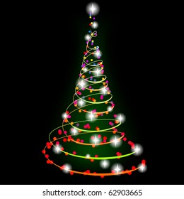 Abstract Christmas Tree