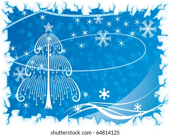 Árbol de navidad abstracto