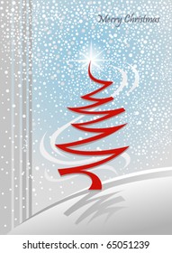 Abstract Christmas tree
