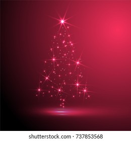 Abstract christmas tree. 