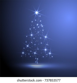 Abstract christmas tree. 
