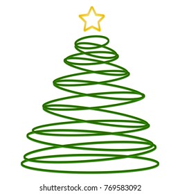 Abstract Christmas tree