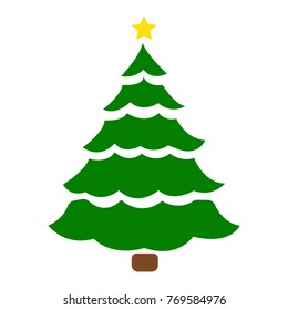 Abstract Christmas tree
