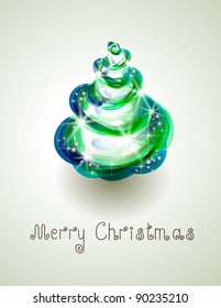 abstract  Christmas tree