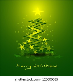 abstract christmas tree background