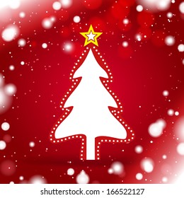 abstract christmas tree background