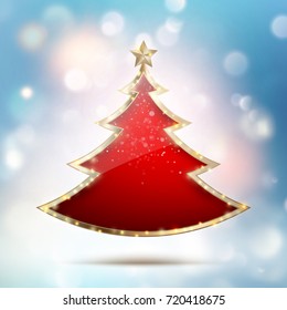 Abstract christmas tree background. And also includes EPS 10 vector