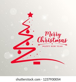 Abstract christmas tree design.