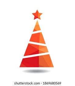 Resumen de la ilustración vectorial de árboles de navidad 