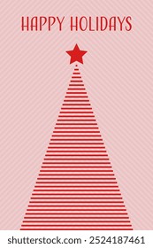 Abstractas árbol de Navidad. Ilustración vectorial