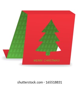 abstract christmas tree.vector illustration