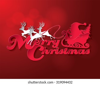 Abstract Christmas Vector Background