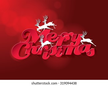 Abstract Christmas Vector Background