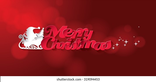 Abstract Christmas Vector Background
