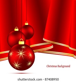 abstract Christmas vector decoration with copy space