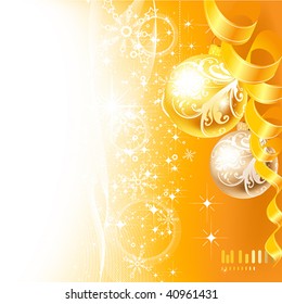 Abstract Christmas vector illustration for New Year design. Part 14.