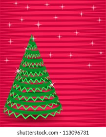 abstract Christmas vector illustration Christmas tree