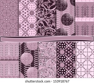 abstract Christmas vector set of paper for scrapbook