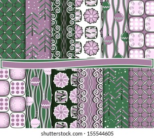 abstract Christmas vector set of paper for scrapbook